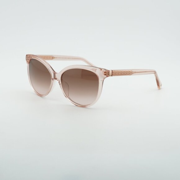 Kate Spade KINSLEY/F/S 02T3 M2 Sunglasses Beige Cat Eye Frame, Brown Lenses main image 5